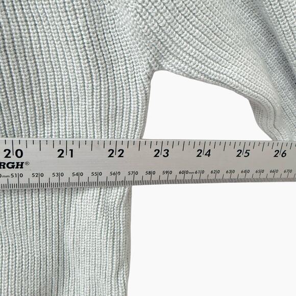 NWT Zara Knit Crew Neck Sweater Light Blue‎ Men’s Size XL - Picture 7 of 8